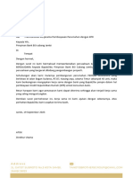 Surat Permohonan Kerja Sama Developer BSI