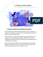 Makalah Praktik Lintas Bidang Informatika