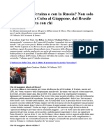 Alleati Con La Russia Non Solo Usa e Cina Da Cuba Al Giappone, Dal Brasile All'india, Chi Sta Con Chi