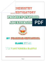 7chemistry - Investigatory Food Adulteration by Prakhar Srivastava 12 A 2023-24