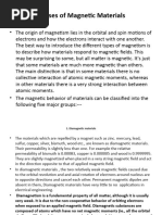 Magnetic Materials and Their Types