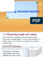 1 Making Measurements