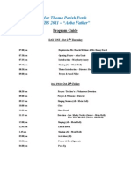 VBS 2011 Time Table