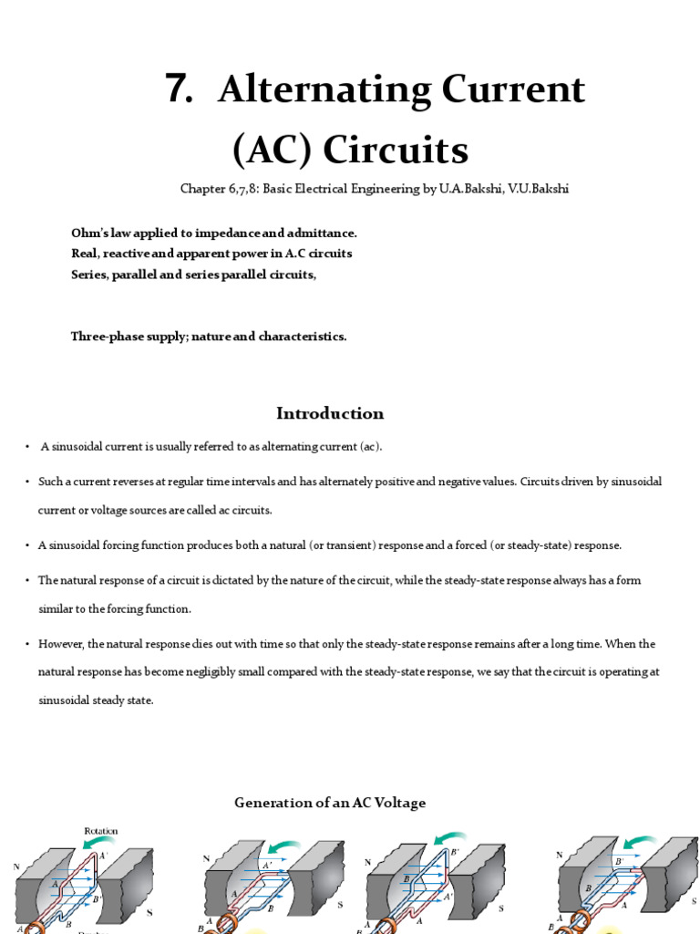 AC Circuits For Electrical Engineers at The University | PDF ...