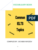 Ielts Vocabulary Book