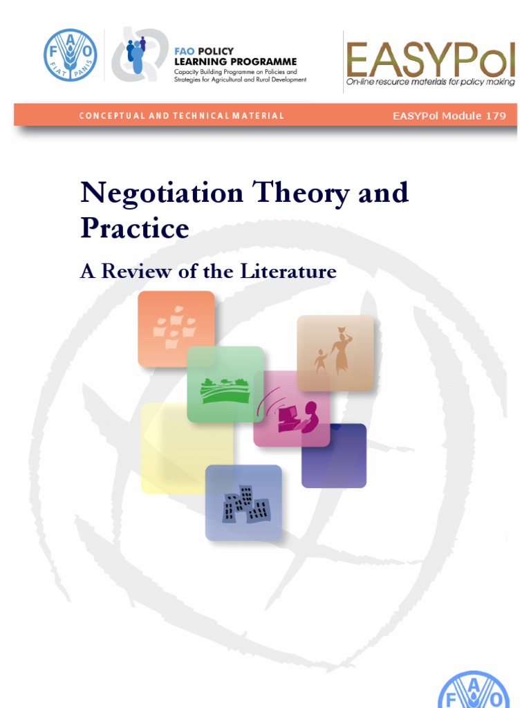 4-5 Negotiation Background Paper 179en | PDF | Negotiation | European Union