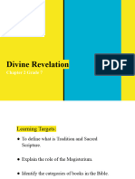 Divine Revelation and The Holy Bible