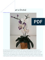 Crochet Orchid