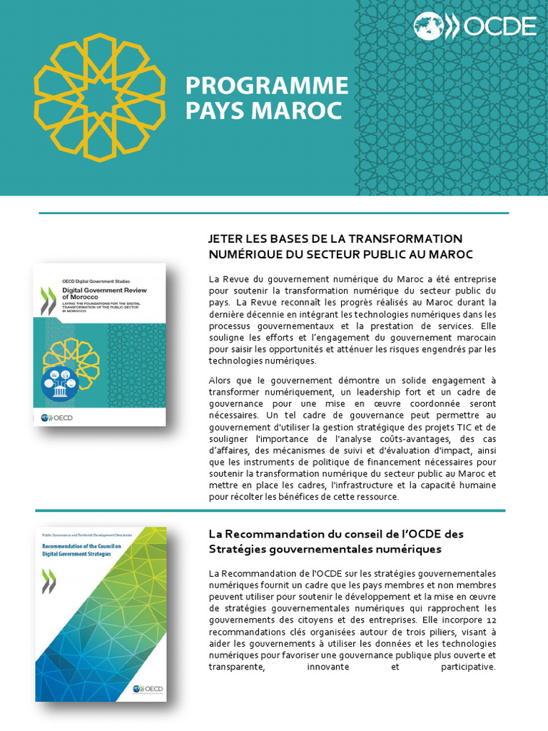 Transformation numérique au Maroc | PDF | Gouvernance | Technologies de ...