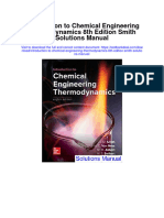 Introduction To Chemical Engineering Thermodynamics 8th Edition Smith Solutions Manual