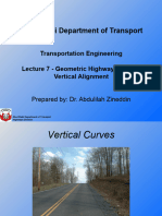 Lecture 7 - Vertical Alignment