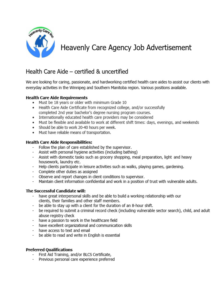 HCA Job Listing Dec2022 PDF Nursing Health Care