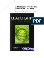 Leadership Theory and Practice 6th Edition Northouse Test Bank