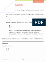 Sequences Vs Series