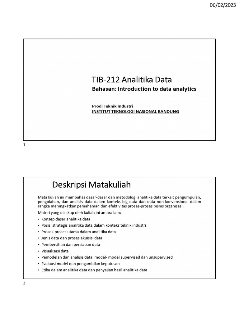 01 introduction to data analytics pdf data management analysis