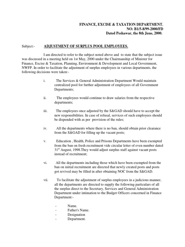 Surplus Pool Meaning In Urdu