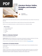 Literature Review - Outline, Strategies, and Examples - Blog StudyCorgi