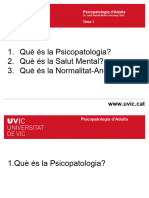 Psicopatologia Normailitat