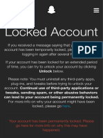 Locked Account - Snapchat