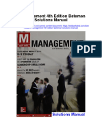 M Management 4th Edition Bateman Solutions Manual