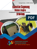 Kecamatan Cugenang Dalam Angka 2019