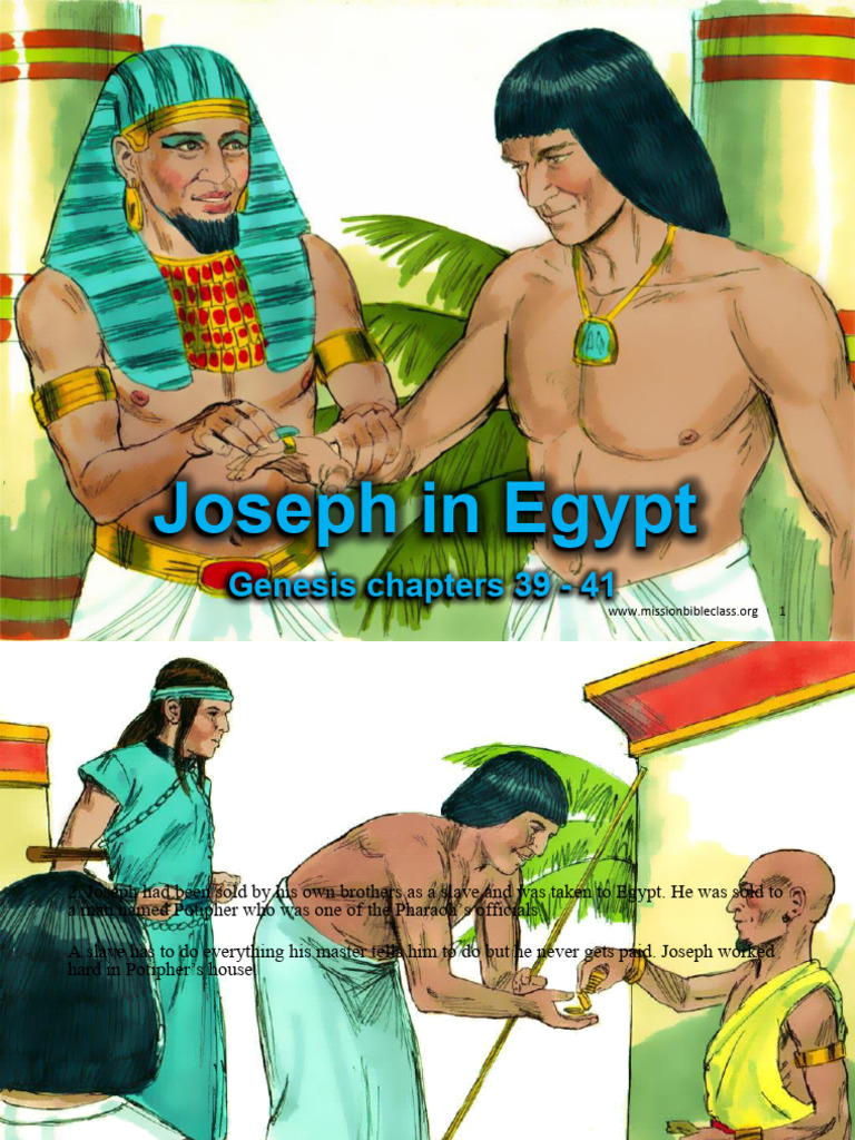 Joseph #39 s Rise in Egypt: Genesis 39 41 PDF