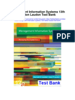 Management Information Systems 13th Edition Laudon Test Bank
