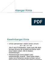 Kesetimbangan Kimia