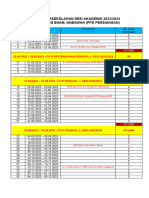 Minggu Persekolahan Sesi Akademik 2023