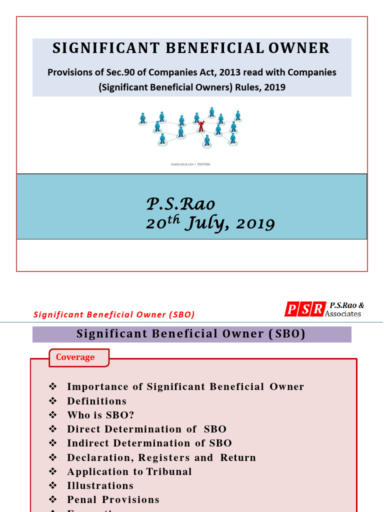 PS Rao Sir Article On SBO - 200719 - 121028 | PDF | Trust Law | Partnership