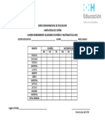 Cuadro Rendimiento Academico Esp y Mat - 2023