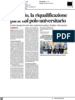 Petriccio, La Riqualificazione Parte Dal Polo Universitario - Il Corriere Adriatico Dell'8 Novembre 2023