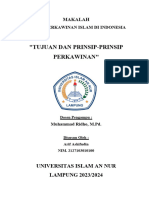 MAKALAH Tujuan & Prinsip Perkawinan