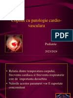 Curs Pediatrie - Patologia Cardio-Vasculara 2023