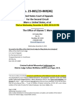 11.07.23 Re District Judge (SDNY) Colleen McMahon's Criminal Judicial Misconduct and Corruption