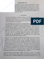 Documento firmado por el PSOE y Junts