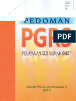 Pedoman PGRS Pelayanan Gizi Rumah Sakit