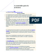 6 Habilidades Esenciales para La Comprensión Lectora