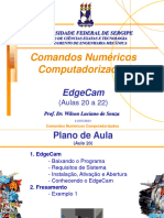 Comandos Numéricos Computadorizados - Aula 20 A 22 - EdgeCam