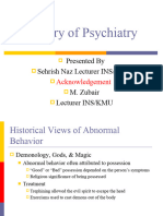Unit 1 History of Psychiatry