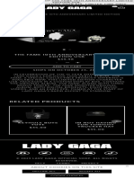 The Fame 10th Anniversary Limited Edition USB - Lady Gaga Official Shop