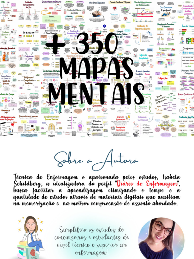 350 Mapas Mentais | Download grátis PDF | Oxigênio | Coração