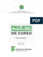 Projeto Pedagógico Do Curso Técnico Integrado em Mecânica - Campus Campo Grande
