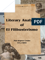 Literary Analysis of El Filibusterismo