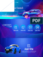 Cool Widescreen Car Theme Powerpoint Template