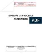 Manual de Procedimientos Academicos Iesp SB