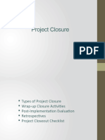 Project Closure