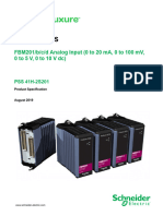 Foxboro DCS: FBM201/b/c/d Analog Input (0 To 20 Ma, 0 To 100 MV, 0 To 5 V, 0 To 10 V DC)