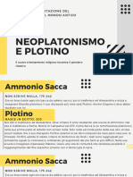 Neo Platonismo in Pillole