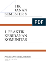 Praktik Kebidanan Semester 8 (Dosen)